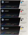 Hp 128a Color Laserjet Toner Cartridge Set Ce320a, Ce321a, Ce322a, Ce323a on Sale