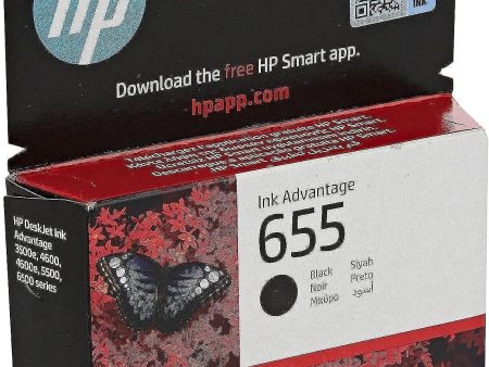 HP 655 Black Original Ink Cartridge Online Sale