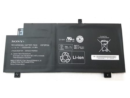 Original VGP-BPS34 Sony VAIO SVF14AC1QL, SFV15A1M2ES, VGP-BPL34 Laptop Battery Hot on Sale