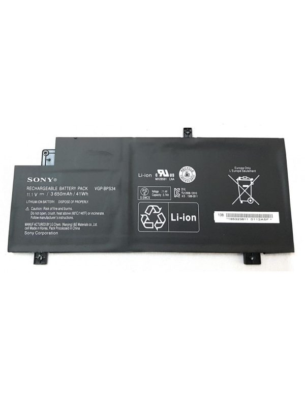 Original VGP-BPS34 Sony VAIO SVF14AC1QL, SFV15A1M2ES, VGP-BPL34 Laptop Battery Hot on Sale