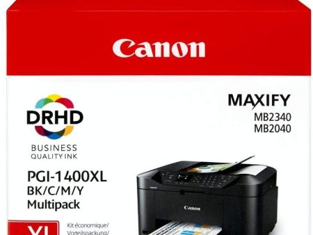 Canon PGI-1400XL BK C M Y Multipack for Maxify MB2340 MB2040 MB2140 MB2710 Online Sale