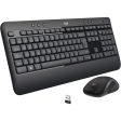 Logitech 920-008693 MK540 Wireless Keyboard And Mouse Combo For Windows, 2.4 GHz Wireless With Unifying USB-Receiver, Wireless Mouse, Multimedia Hot Keys,PC Laptop, Arabic Layout Discount