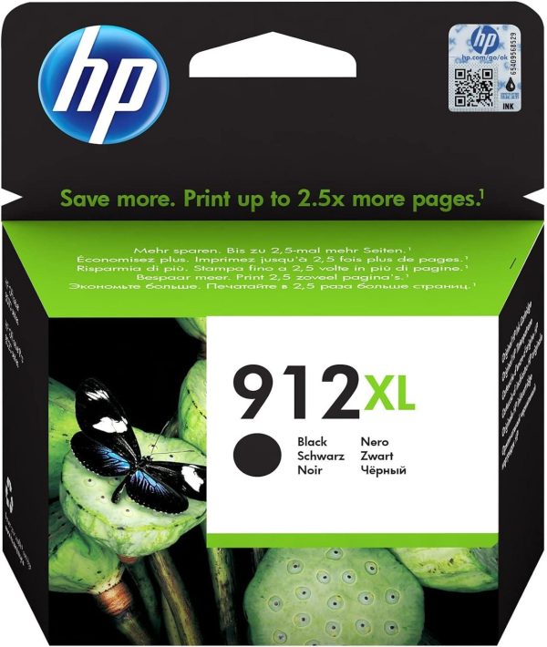 Hp 3Yl84Ae 912XL High Yield Original Ink Cartridge, Black, Single Pack For Sale