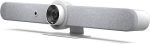 Logitech Rally Bar All In One Conference Webcam, Video Bar for Medium Rooms, 10 100 1G Ethernet, WiFi 802.11a, 128 bit AES Security, Pan Tilt Zoom Camera, White, UK-ME | 960-001324 Online Hot Sale