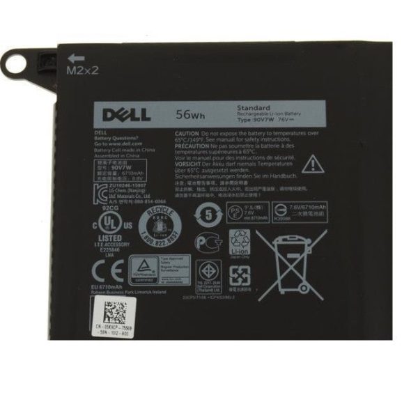 90V7W Original Dell XPS 13-9343 13-9350 JHXPY RWT1R 5K9CP 0N7T6 090V7W 0DRRP 00DRRP Laptop battery Hot on Sale