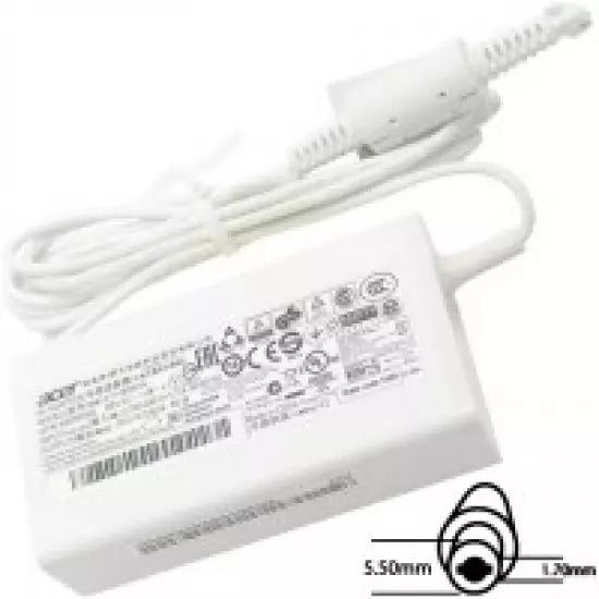 ACER ORIG. NTB ADAPTER 65W19V AC 5.5X1.7 MM (WITHOUT POWER CORD) WHITE Online