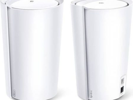 TP-Link DECO X90 AX6600 Deco Tri-Band WiFi 6 Mesh Wi-Fi System, Up to 6579 Mb s Speed, Covers Up to 6000 Sq.Ft, Replaces Routers and Extenders, AI-Driven & Smart Antennas, 2-Pack - White | DECO X90 For Sale