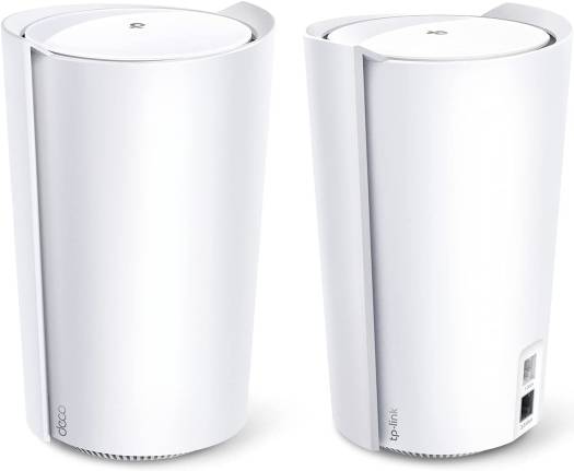 TP-Link DECO X90 AX6600 Deco Tri-Band WiFi 6 Mesh Wi-Fi System, Up to 6579 Mb s Speed, Covers Up to 6000 Sq.Ft, Replaces Routers and Extenders, AI-Driven & Smart Antennas, 2-Pack - White | DECO X90 For Sale