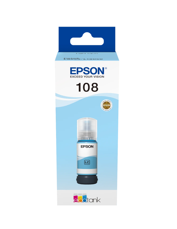 Epson 108 EcoTank Inks for Epson L18050 L8050 Printers Fashion