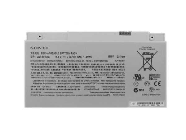 Original VGP-BPS33 Sony VAIO SVT1511M1E SVT-14, VAIO SVT1511ACXS Laptop Battery Supply