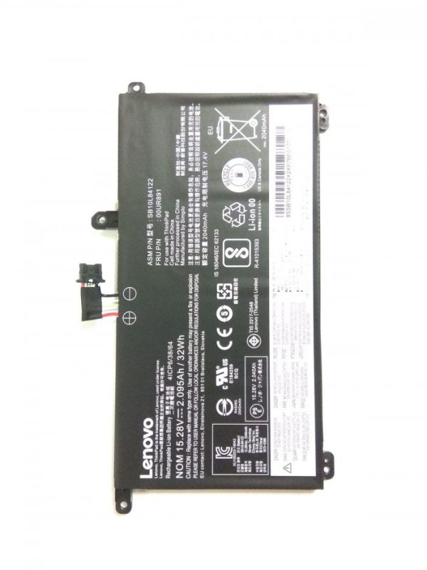 32Wh Original 00UR890 Lenovo ThinkPad T570, T580, P51S, P52S SB10L84121 SB10L84122 00UR891 00UR892 SB10L84123 Laptop Battery Cheap