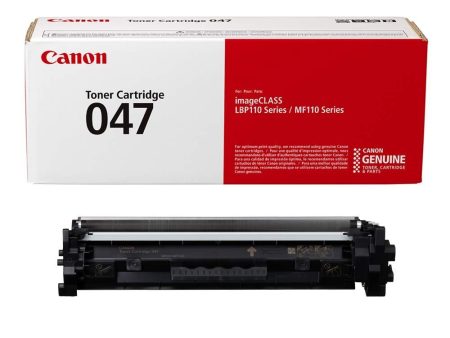 Canon 047 Toner Cartridge, Black for i-SENSYS LBP112 LBP113w MF113w Supply