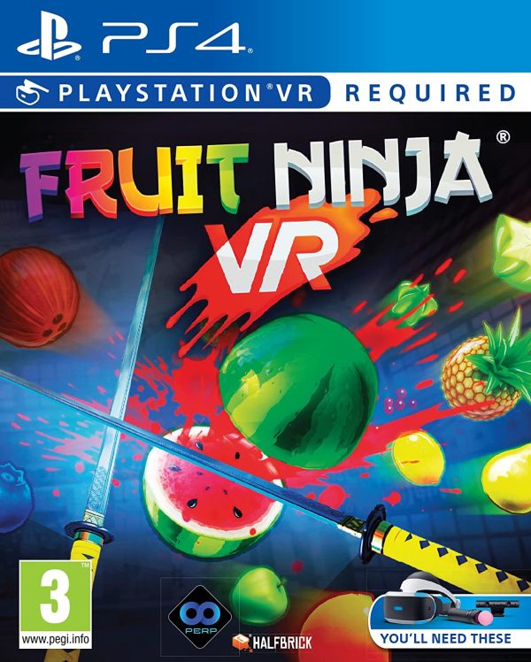 PS4 FRUIT NINJA VR  Playstation 4 Video Game Online now