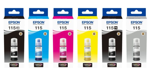 Epson 115 ink set for Epson L8160, L8180 printers For Cheap