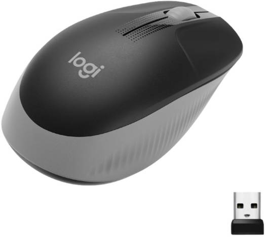 Logitech Wireless Mouse Full Size M190 - Charcoal Success Hot on Sale