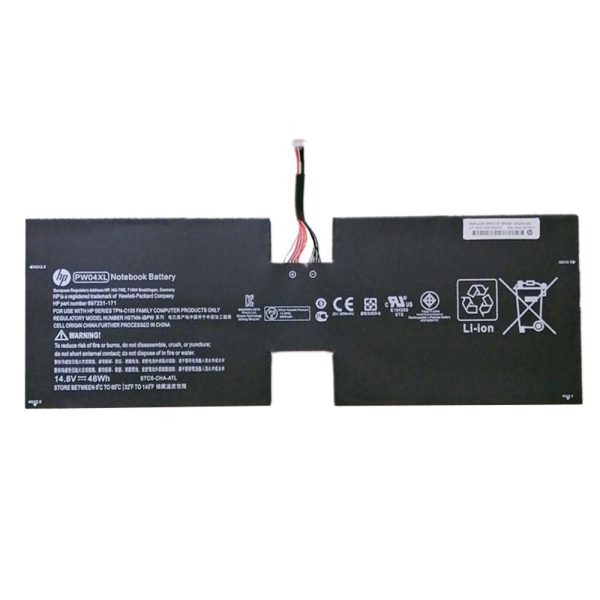 Original PW04XL HP Spectre XT TouchSmart Ultrabook 15-4000ee, HSTNN-IBPW, TPN-C105, 697231-171, 697311-001 Laptop Battery Online now