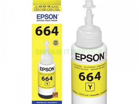 Epson T6644 Yellow Original Ink Tank for Printer, 70 ml Cheap