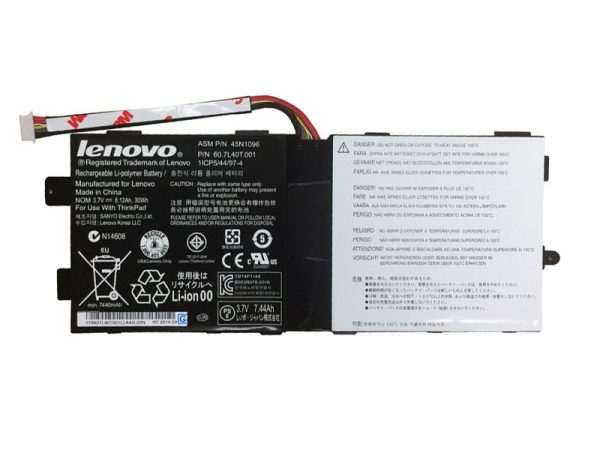 30Wh 8.12Ah Original 45N1096 45N1097 1ICP5 44 97-4 Lenovo ThinkPad Tablet 2 battery Online