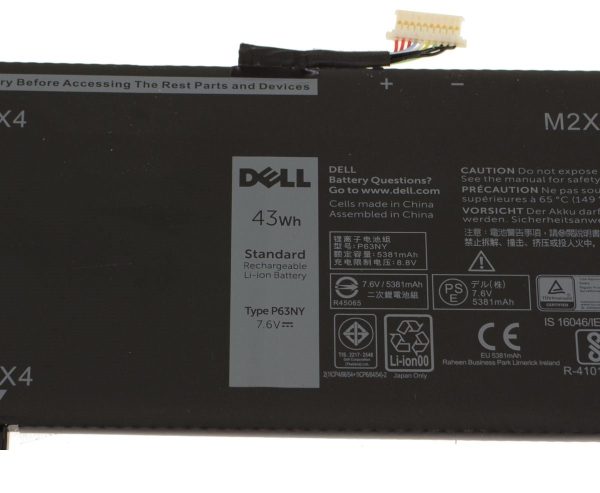 43wh Original P63NY N3KPR Dell Latitude 13 7370 series Latitude 7370 Laptop Battery Online Sale