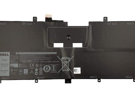 46Wh Original NNF1C Dell XPS 13 9365 HMPFH Series XPS13-9365-D1805TS N003X9365-D1516FCN Laptop Battery Online Sale