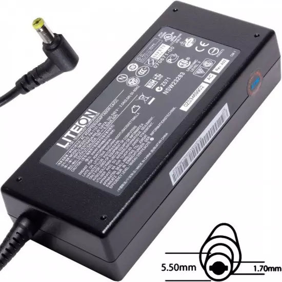 ACER ORIGINAL NTB ADAPTER 120W19V AC 5.5X1.7 MM (WITHOUT POWER CORD) on Sale