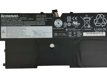 45Wh Original 45N1701 45N1702 45N1703 Lenovo ThinkPad New X1 X1C Carbon Gen 2 14 i7-4600 20A7 20A8 Laptop Battery Online