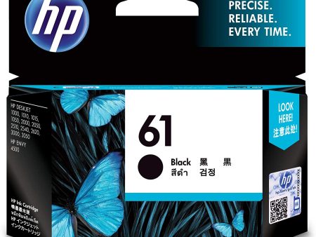 Hp 61 Ink Cartridge, Black [ch561wa] Online Sale