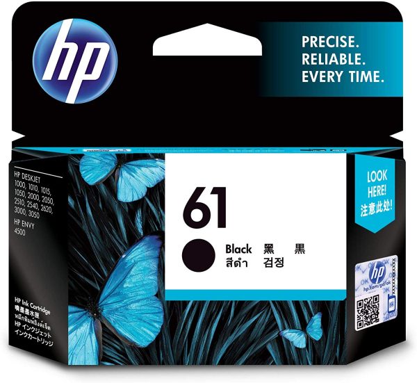 Hp 61 Ink Cartridge, Black [ch561wa] Online Sale