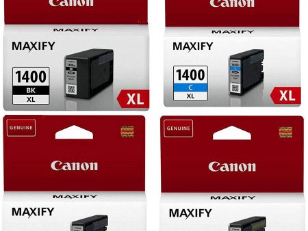 Canon PGI-1400 XL Pigment Ink Cartridge Set Discount