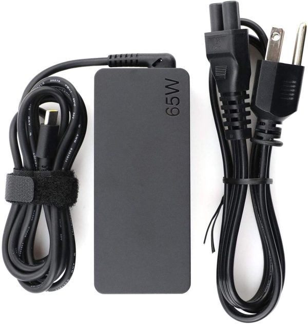 Original 20V 3.25A 65W USB Type C Ac Power Adapter Charger for Lenovo Thinkpad X1 Carbon Yoga 5 X270 X280 T580 P51s P52s E480 E470 Laptop Fashion