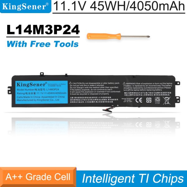 US Kingsener L14M3P24 battery For Lenovo IdeaPad Y700-14ISK 700-15ISK 700-17ISK Y520-15IKBA Y520-15IKBN L14S3P24 Online Hot Sale