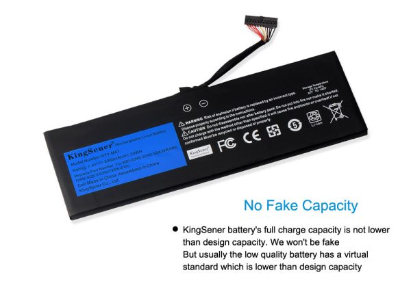 US Warehouse KingSener BTY-M47 Laptop Battery for MSI GS40 GS43 GS43VR 6RE GS40 6QE 2ICP5 73 95-2 MS-14A3 MS-14A1 61.25WH on Sale