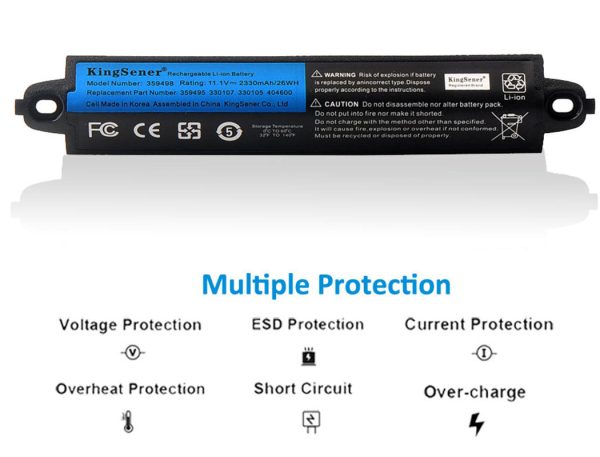 US Warehouse KingSener 359498 battery For Bose SoundLink III 330107 359498  330107A 359495  2330mAh 26WH For Sale