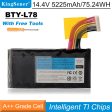 US Warehouse KingSener BTY-L78 Laptop Battery For MSI GT62 GT62VR GT80S GT73 GT73VR GT83 GT83VR GT75 GT75VR MS-1812 MS-1814 5225mAh For Sale