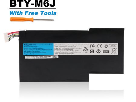 Ca warehouse KingSener 64.98WH BTY-M6J Laptop Battery For MSI GS63VR GS73VR 6RF-001US BP-16K1-31 9N793J200 Tablet PC MS-17B1 MS-16K2 For Sale