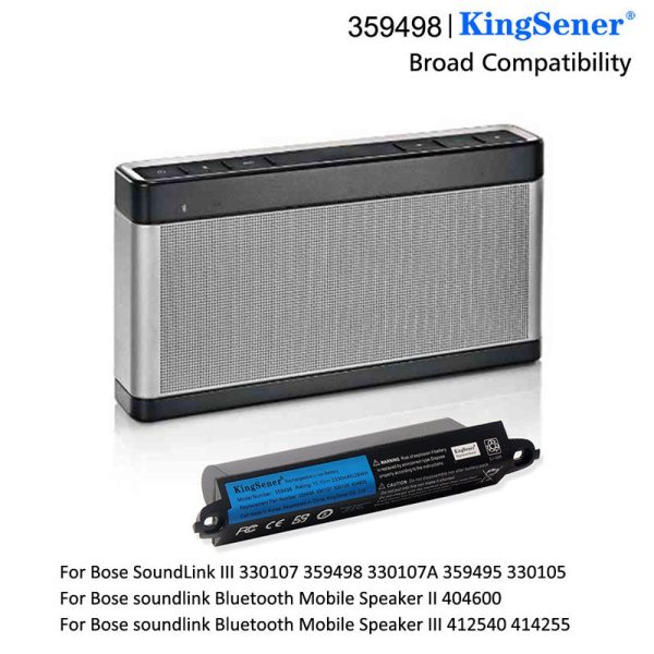 359498 KingSener battery For Bose SoundLink III 330107 359498  330107A 359495  2330mAh 26WH Fashion