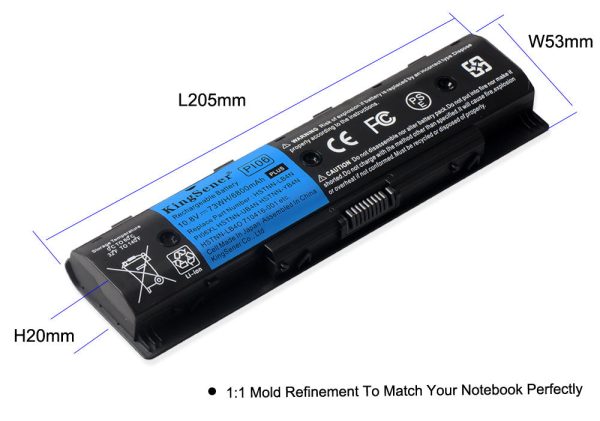 US Warehouse KingSener 6800mAh PI06 Laptop Battery for HP Pavilion 14 15 Envy 17 17t 17z HSTNN-DB4N HSTNN-DB4O HSTNN-LB4O 710417-001 710416-001PI09 Hot on Sale