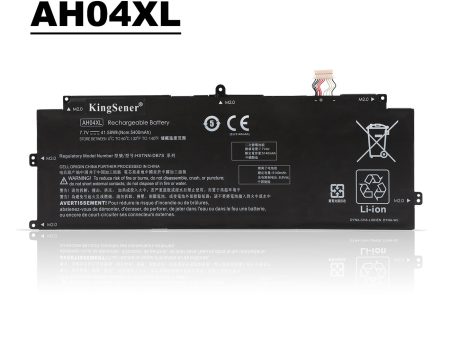 AH04XL Replacement Battery For HP TPN-Q184 Series 41.58WH 7.7V For Discount