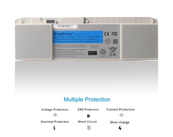 US warehouse KingSener 4050mAh VGP-BPS30 Laptop Battery For SONY SVT11 SVT13 T11 T13 SVT131 SVT131A11T SV-T1115FD SV-T1113FGS SV-T1115FG BPS30 11.1V on Sale