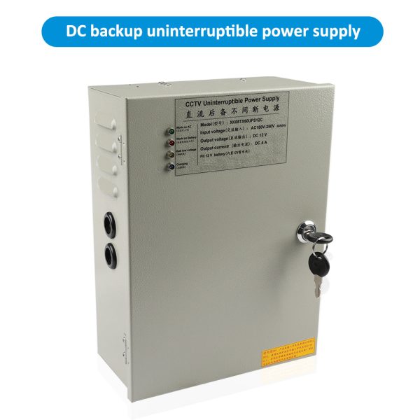 12V 4A camera DC uninterruptible adapter power supply built-in battery centralized power supply box Fashion