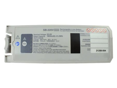 SB-220V Battery For Cardiolife defibrillator AED-2150 2151 2152 TEC-2601 2603 25.9V 1600mAh Nihon Kohden Sale