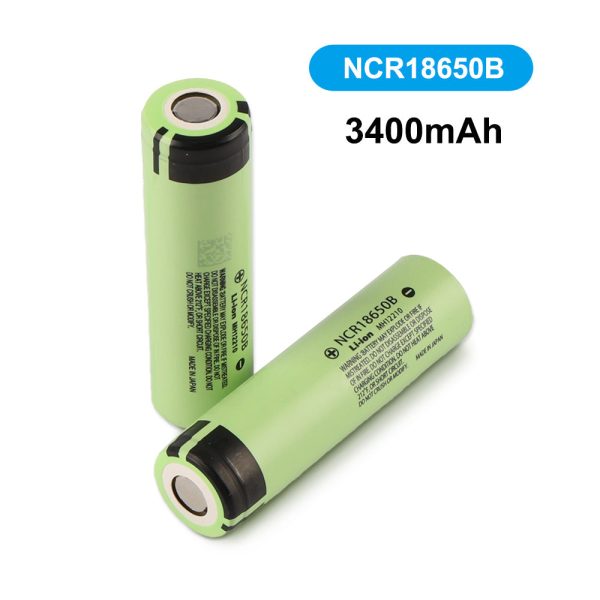 For Panasonic Rechargeable Li-ion NCR18650B 18650 Battery 3.6V 3400mAh Hot on Sale