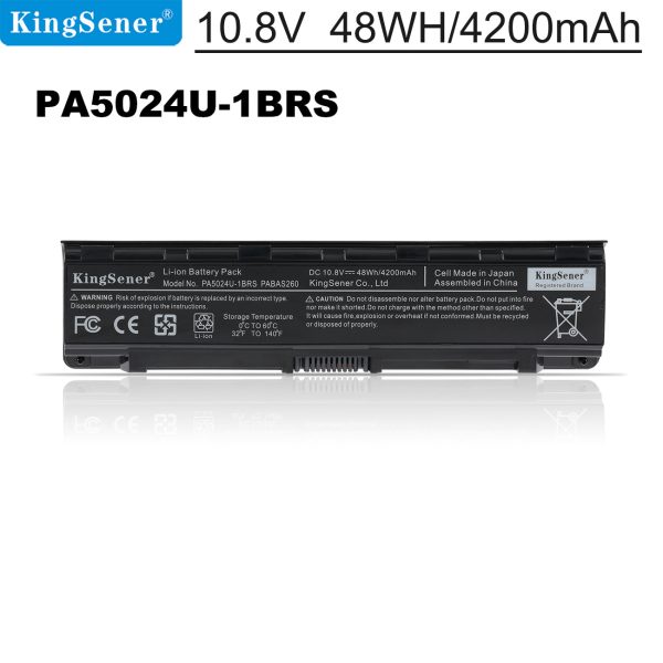 US Warehouse KingSener PA5024U 48WH Laptop Battery For Toshiba Satellite C800 C850 C870 L800 L830 L840 L850 L855 L870 PA5025U PA5024U-1BRS PABAS260 For Cheap