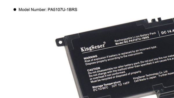 US warehouse KingSener 43WH PA5107U PA5107U-1BRS Battery for Toshiba Satellite L45 L45D L50 S55 P55 L55 L55T P50 P50-A P55 S55-A-5275 S55-A5294 Cheap