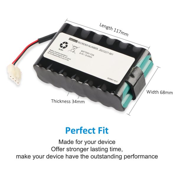 2023227-001 Monitor Battery For GE DASH 2500 1800 (8000mAh NI-MH) Online