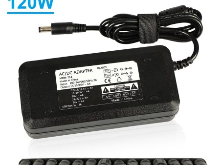 Kingsener 120W Multi-function Power Adapter with USB 5V 2.4A For Laptop LCD Monitor&Tv iPhone IPad MP3  MP4 Camera Online Sale