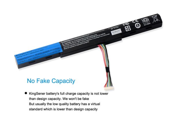 US warehouse KingSener AS16A5K AS16A7K AS16A8K Laptop Battery for Acer Aspire E15 E5-475G E5-575G E5-575T E5-575TG E5-774 E5-774G E5-575 41.4WH Supply