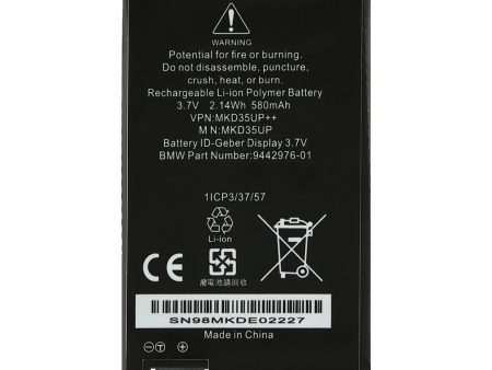 Kingsener MKD35UP ID-Geber Display Battery For 5 6 7 X3 X5 X6 530le 730 740 745 760li 530l Key remote key battery MKD35UP++ 9442976-01 AE2536561 For Discount