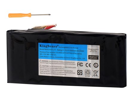 US warehouse KingSener BTY-L77 Laptop Battery For MSI GT72 2QD GT72S 6QF GT80 2QE Series WT72 MS-1781 MS-1783  2PE-022CN 2QD-1019XCN Supply