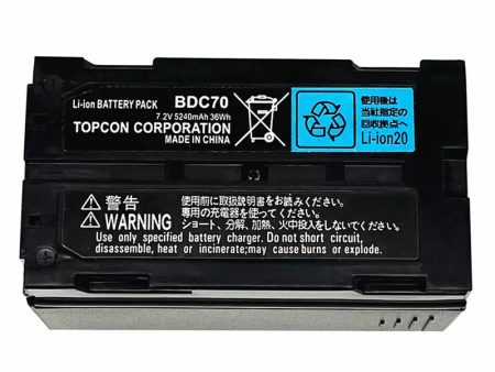 BDC70 Battery For Sokkia CX RX-350 OS ES For Top Total Station 7.2V 5240mAh For Sale